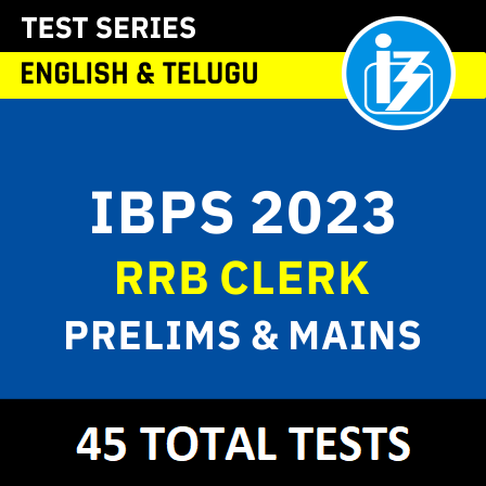 Ibps Rrb Clerk Prelims & Mains 2023 Online Test Series In English And ...